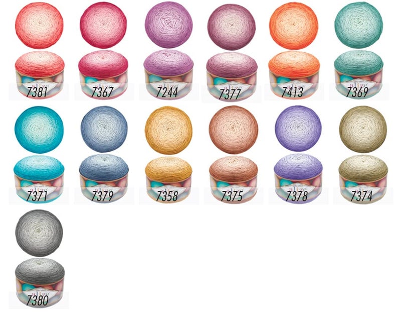 Alize Diva Silk Effect 100% Microfiber Acrylic Yarn 1 Ball skeins 100gr 383yds (363 - Wedding Pink) - Image 2